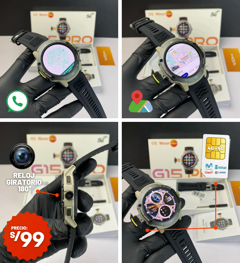 SMARTWATCH G15 PRO| ANDROID 4RAM-64ROM